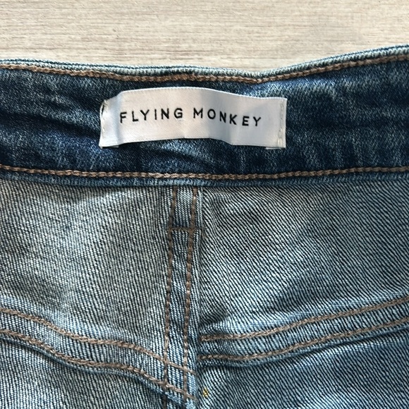 Flying Monkey relaxed straight crop jeans size 26 NWT - Picture 5 of 11